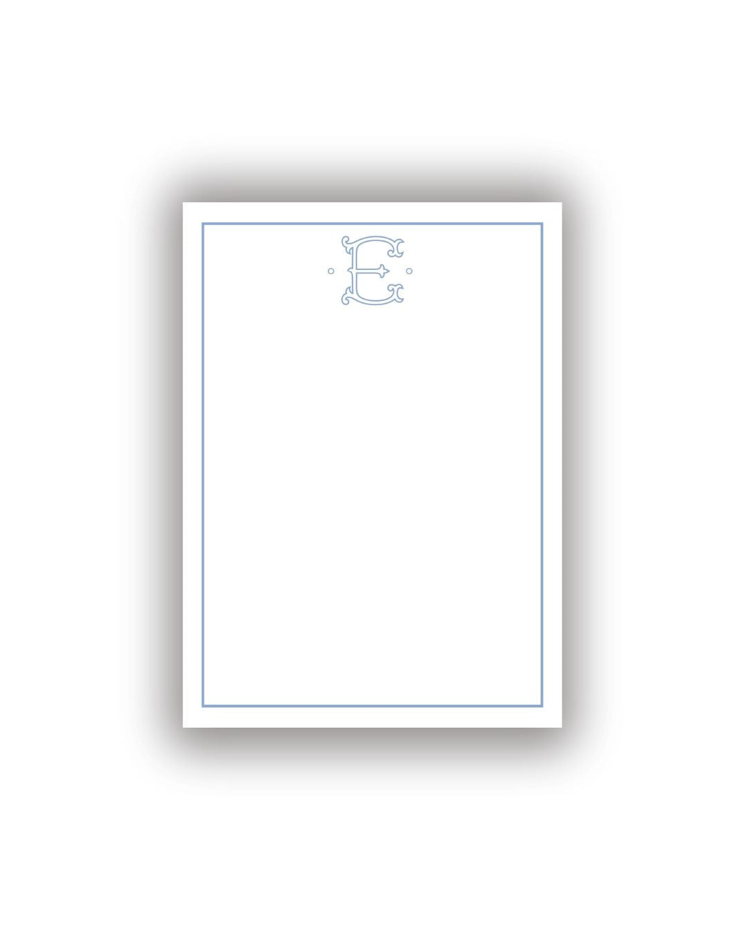 Fancy initial notepad