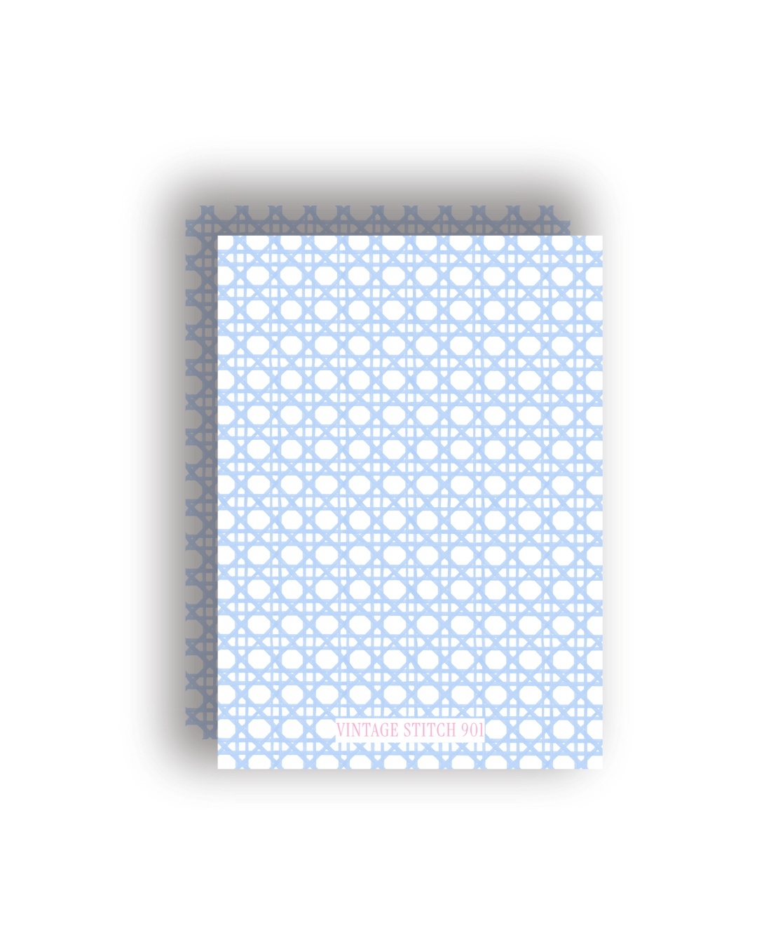 Hydrangea Crest and Cane personalized invitations