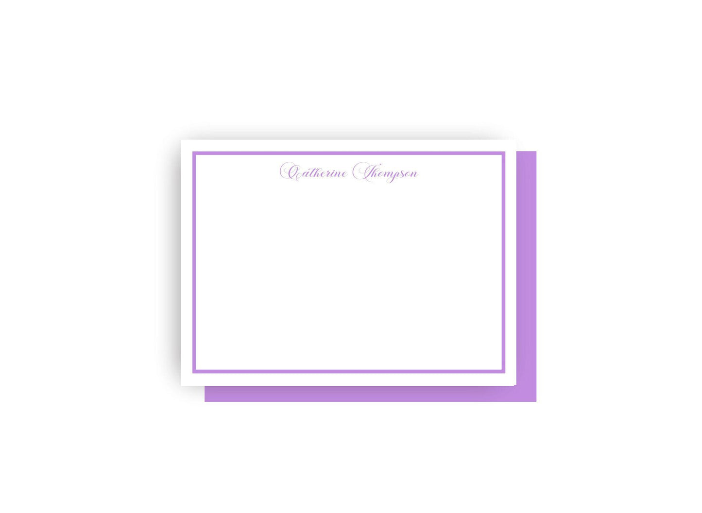 Elegant Colorful Personalized Notecards