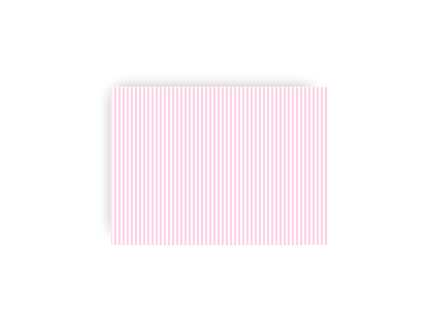 Hydrangea and Stripes Nursery Personalized Notecards