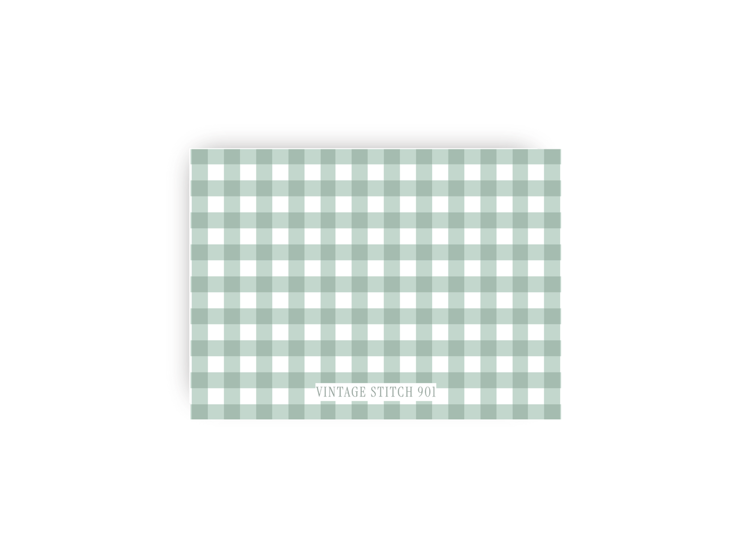 Duck and Gingham Nursery Personalized Notecards