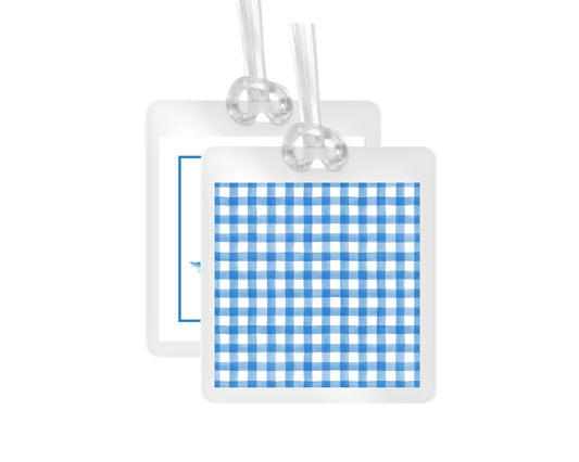 Sailboat personalized bag tags