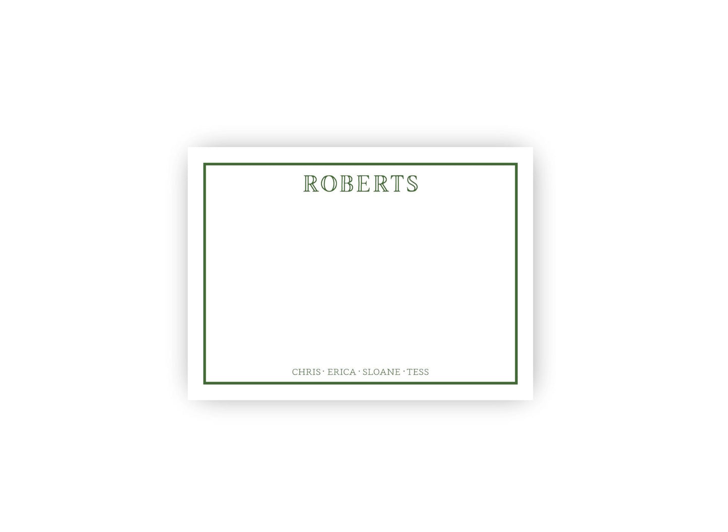 Family Personalized Notecards