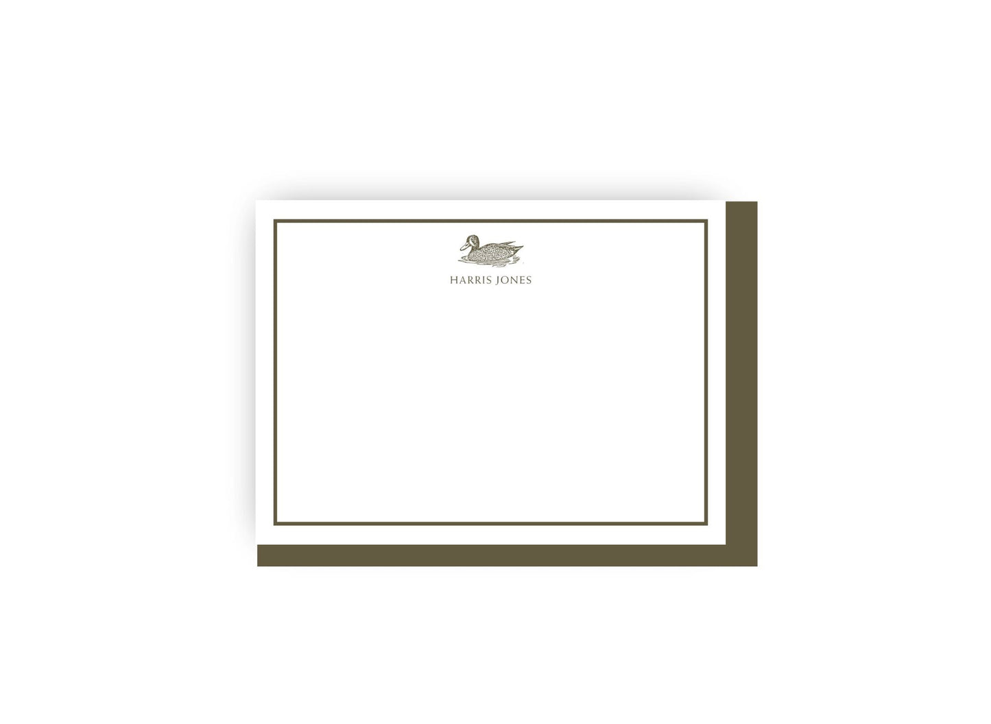 Vintage Duck Personalized Notecards