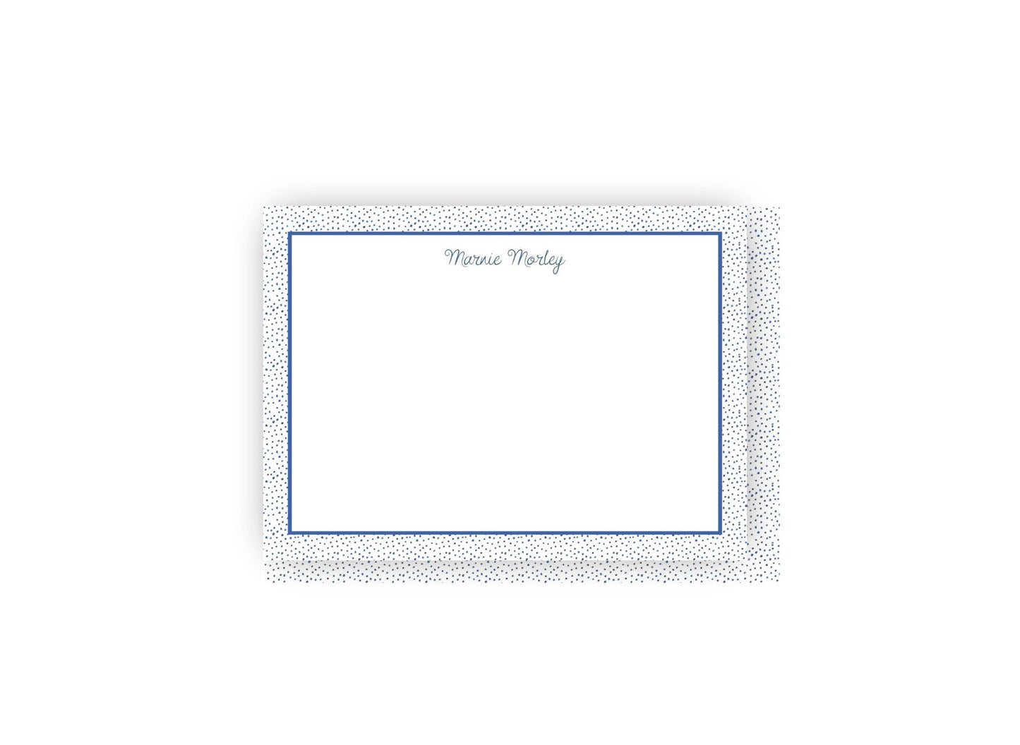 Watercolor Dotted Personalized Notecards