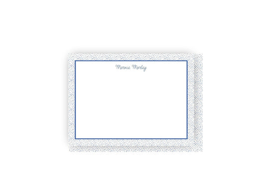 Watercolor Dotted Personalized Notecards