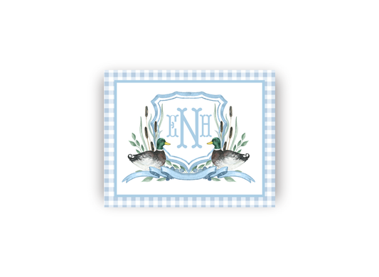 Duck Crest Monogrammed Print- DIGITAL FILE