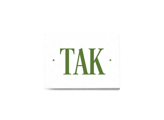 Handsome Initial Folded Notecards