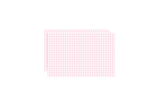 Gymnastics and Gingham personalized placemat