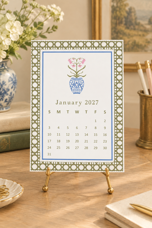 2027 Desk Calendar