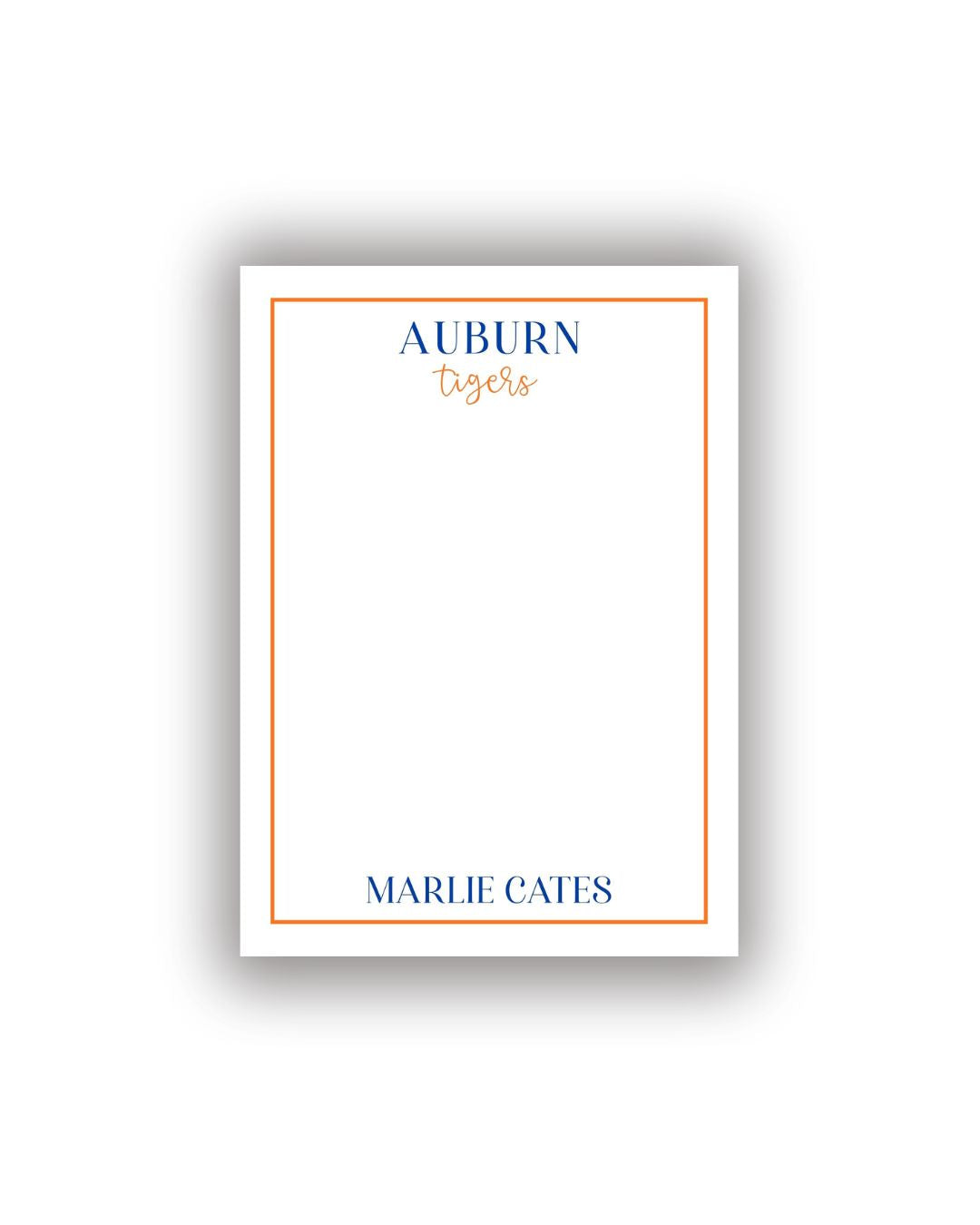 School Spirit Personalized Notepad