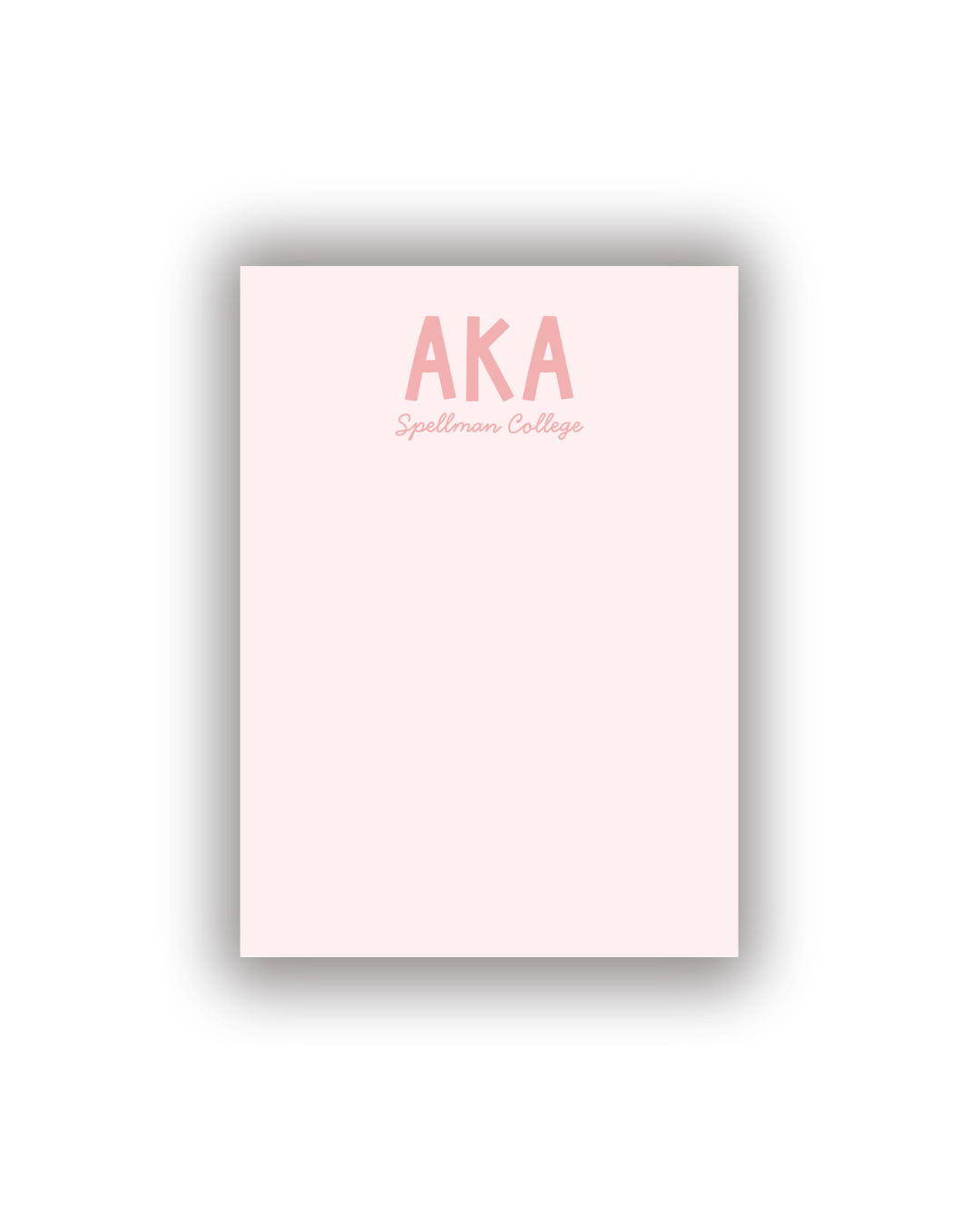 Sorority Notepads with Personalization