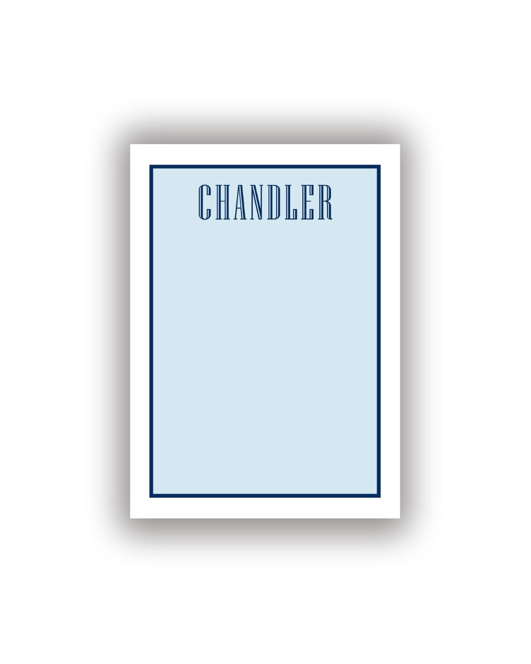 Colorful Two Tone Personalized Notepad