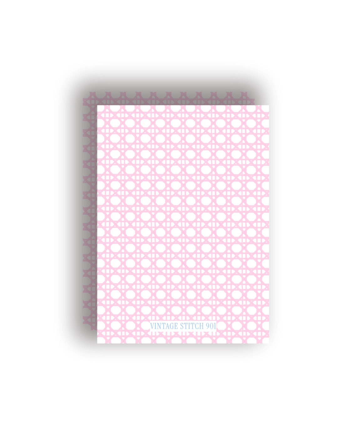 Hydrangea Crest and Cane personalized invitations