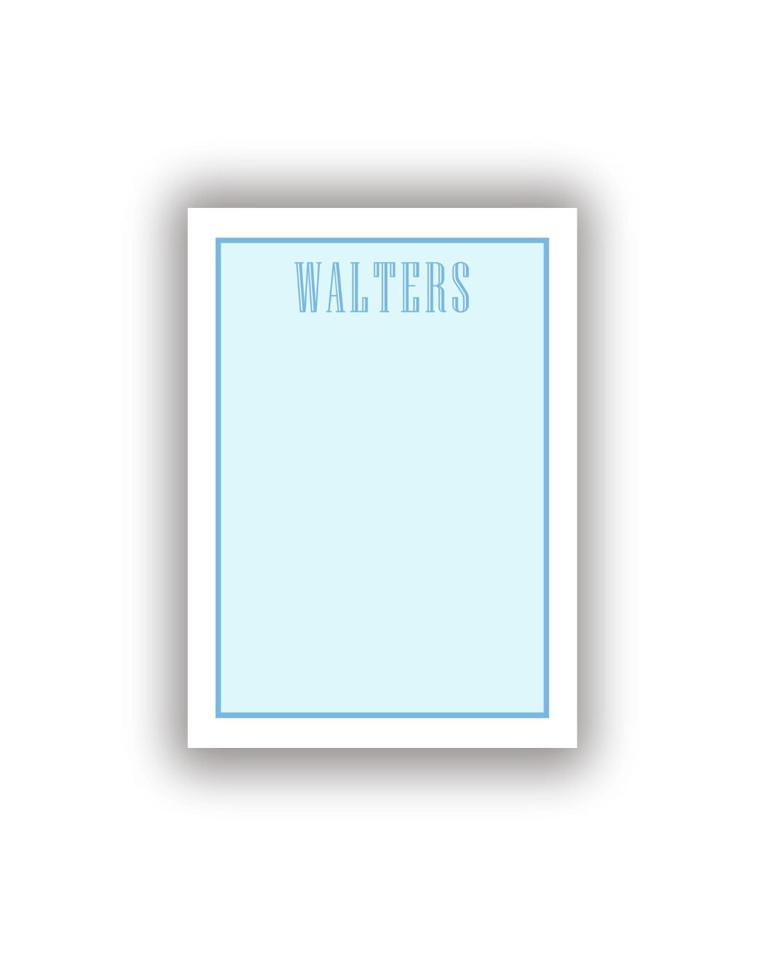 Colorful Two Tone Personalized Notepad