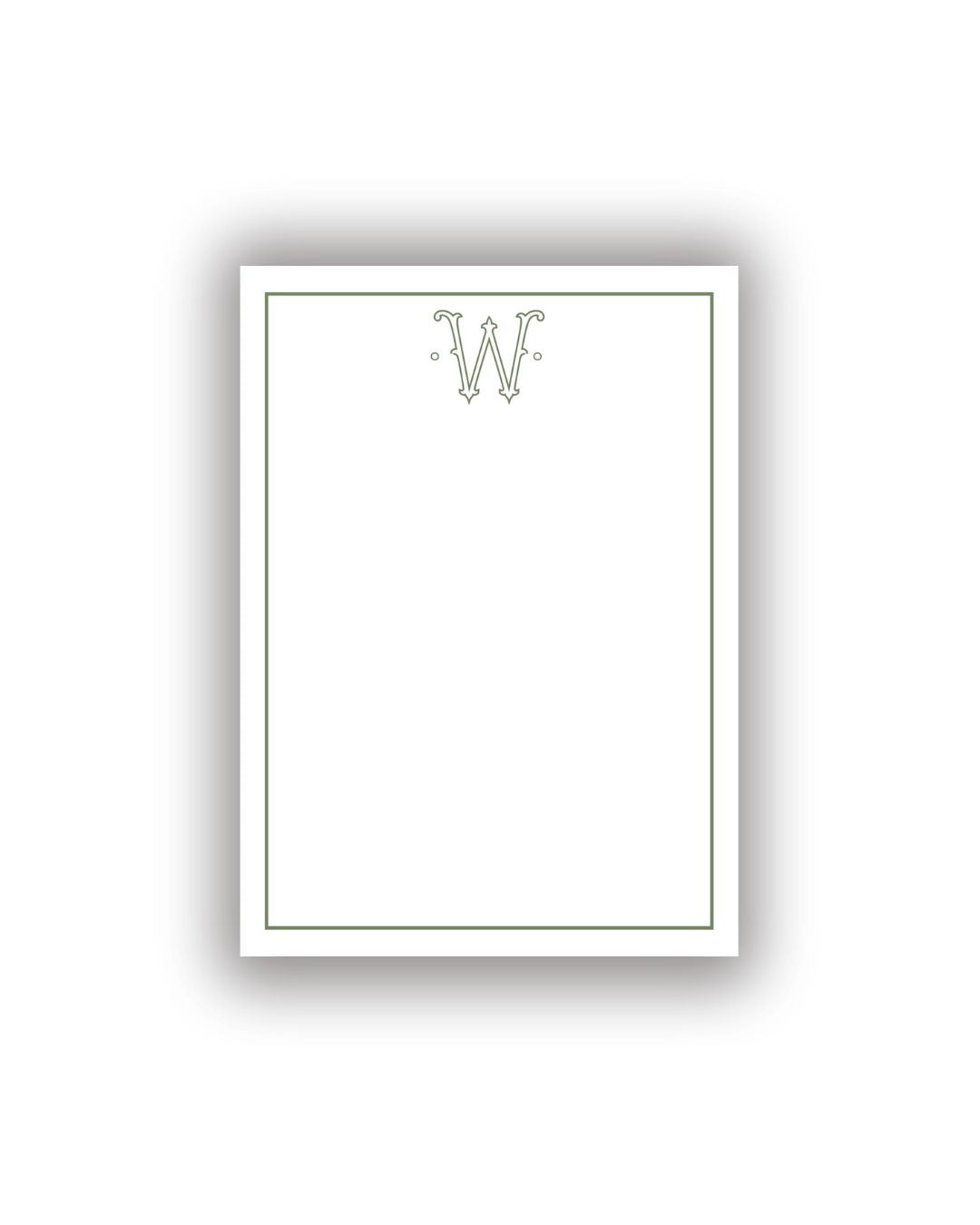 Fancy initial notepad