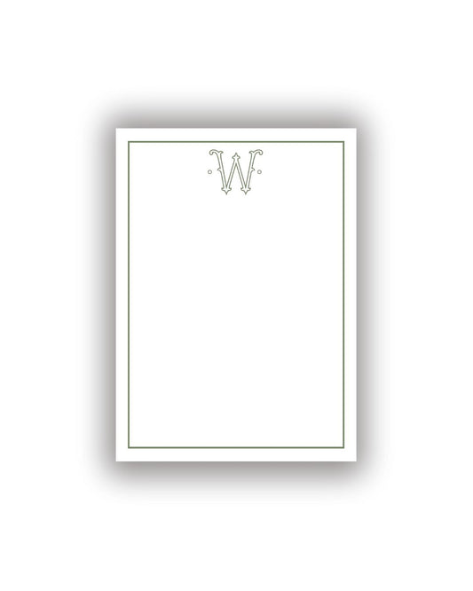 Fancy initial notepad