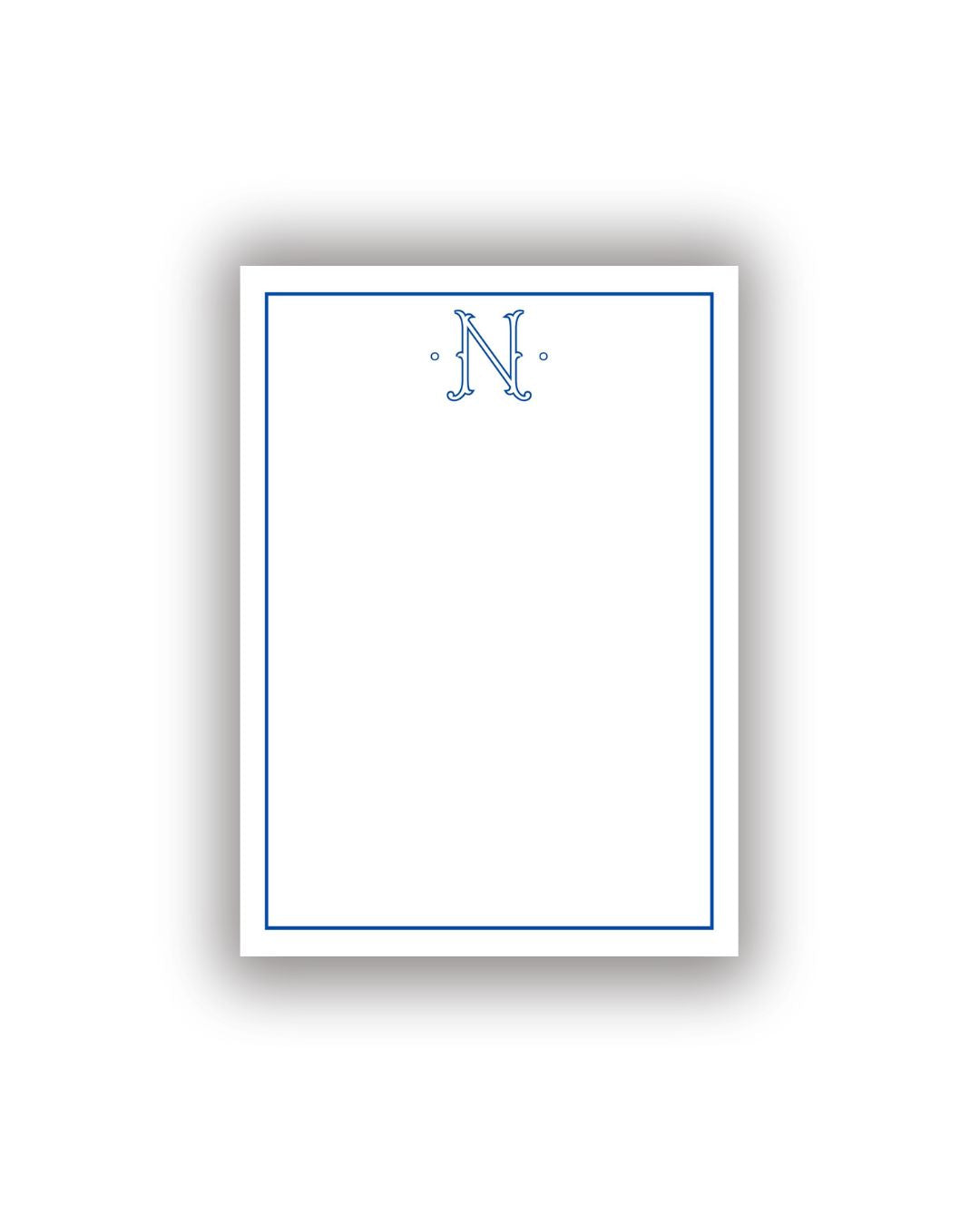 Fancy initial notepad