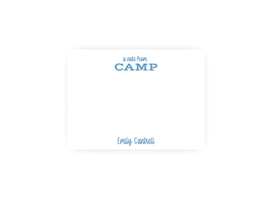 Happy and Bright Camp Personalized Notecards