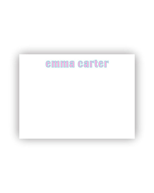 Fun and Bold Personalized notecards