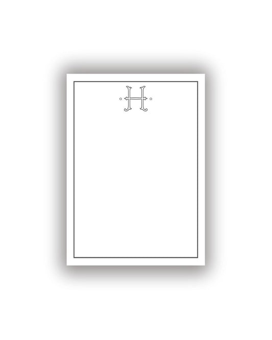 Fancy initial notepad