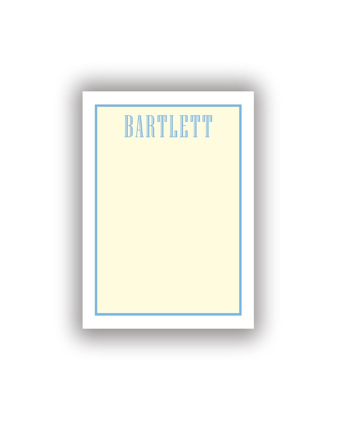 Colorful Two Tone Personalized Notepad