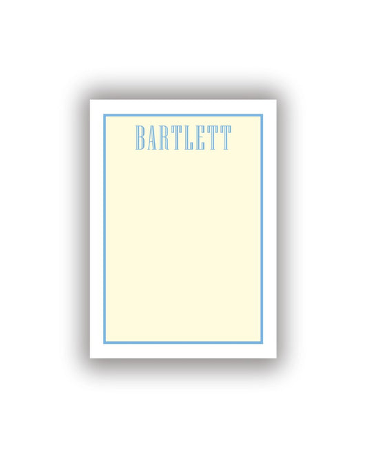 Colorful Two Tone Personalized Notepad