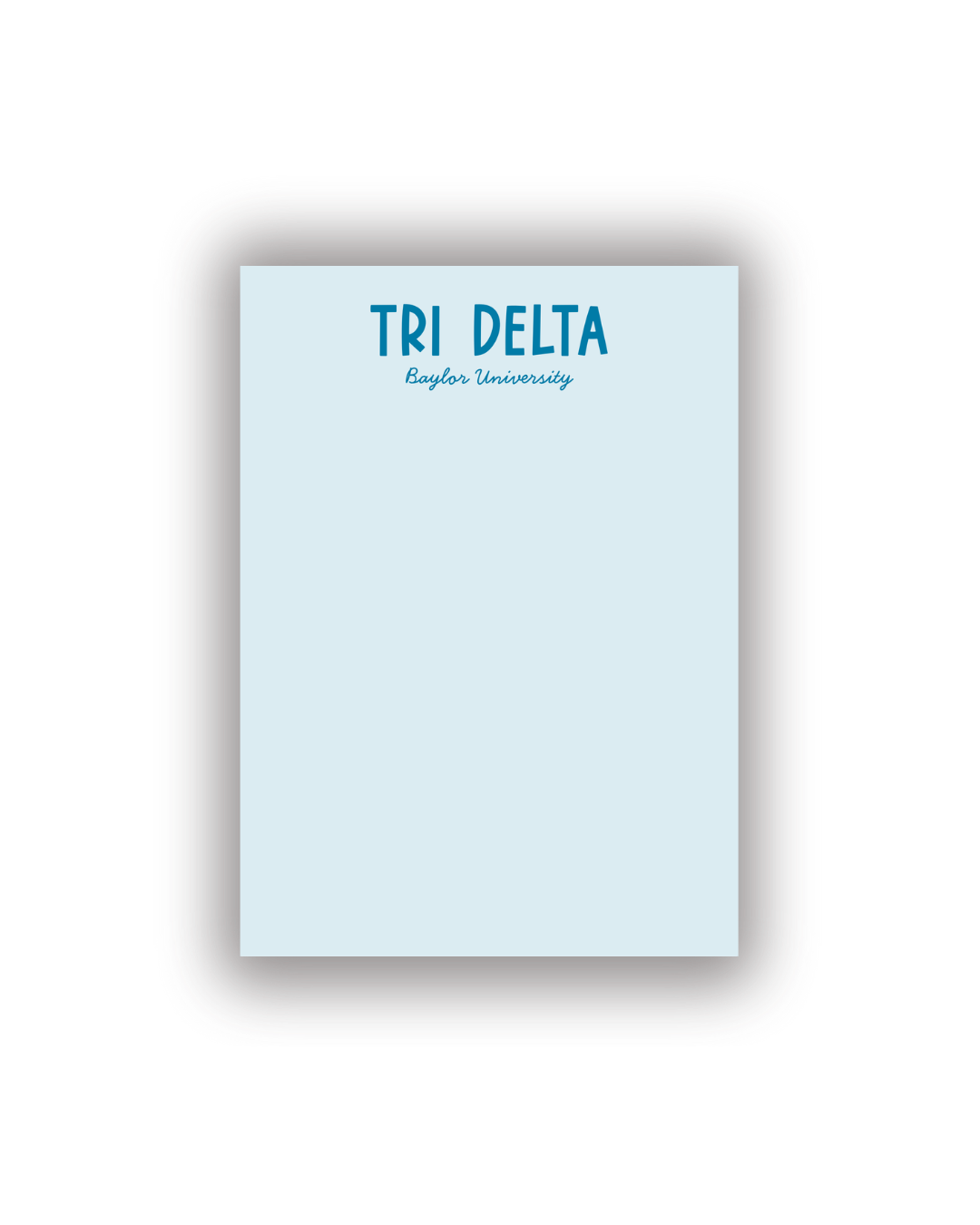Sorority Notepads with Personalization