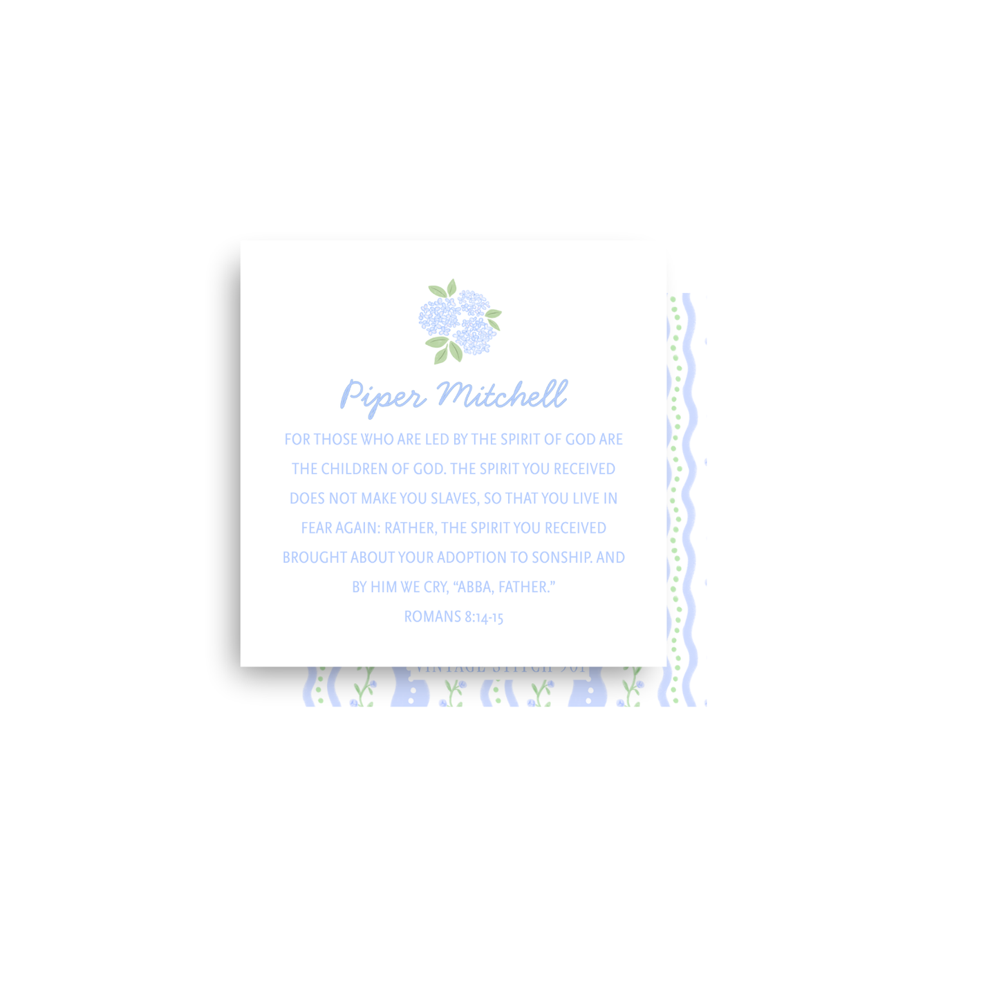 Romans 8:14-15 Personalized Print- DIGITAL FILE