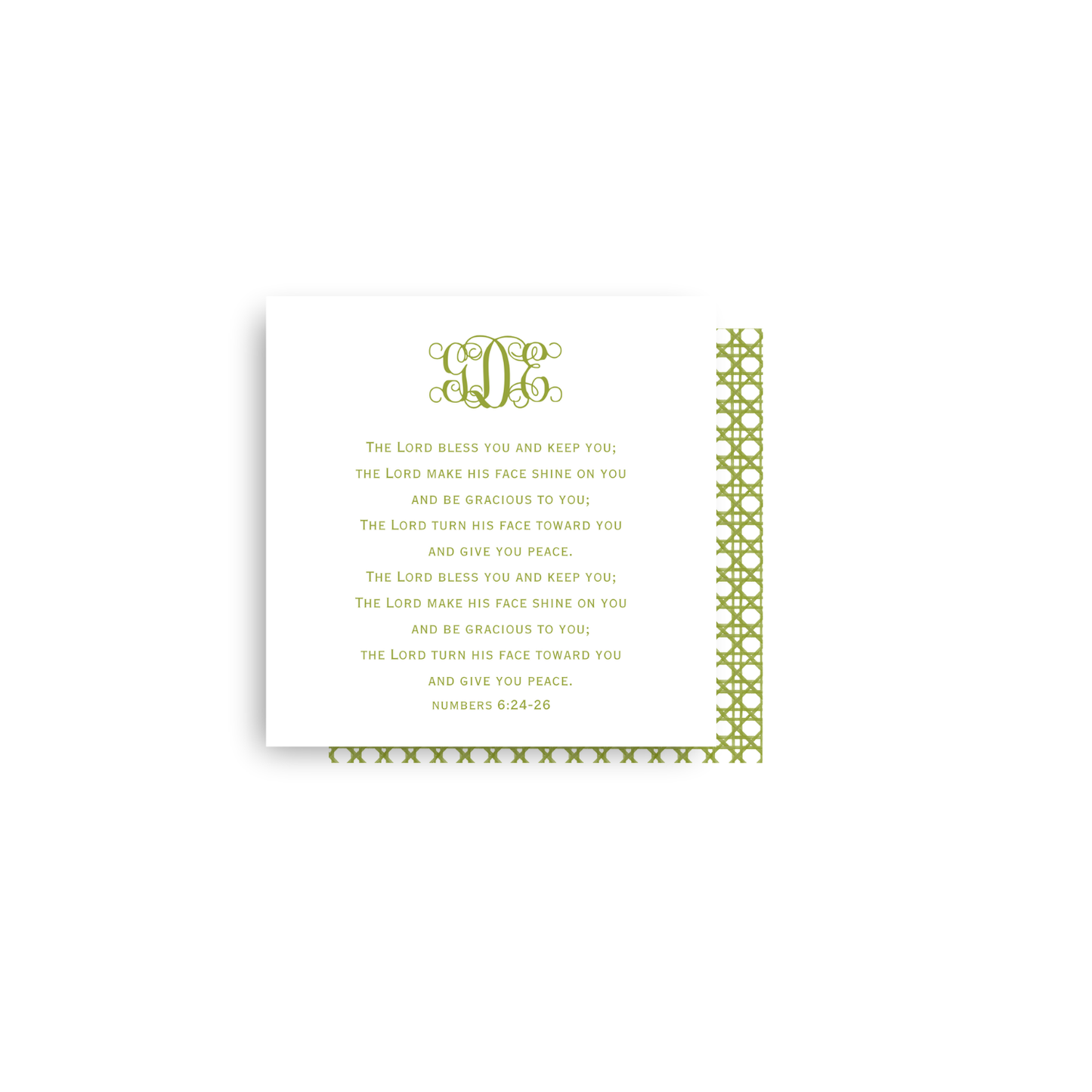 Numbers 6:24-26 Monogrammed Print- DIGITAL FILE