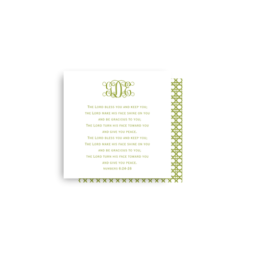 Numbers 6:24-26 Monogrammed Print- DIGITAL FILE