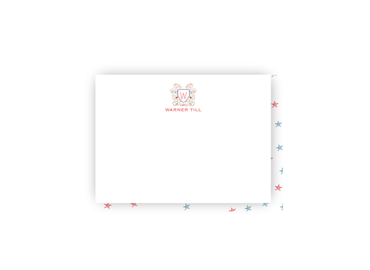Buckaroo Crest Personalized Notecards