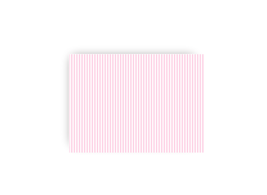 Hydrangea and Stripes Nursery Personalized Notecards