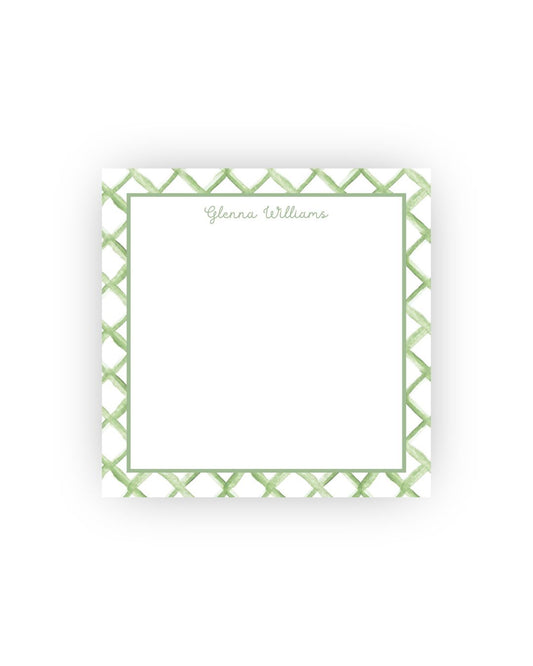 Geometric personalized notepad