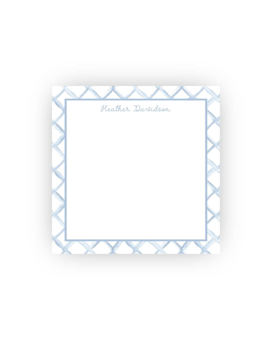 Geometric personalized notepad