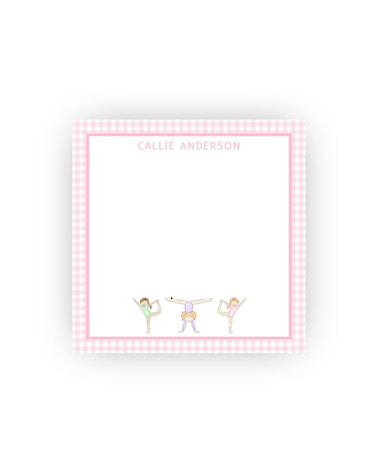 Gymnastics Personalized Notepad