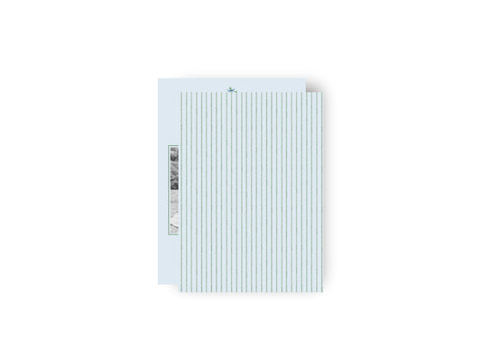 Blue Christmas Tree Personalized Christmas Card