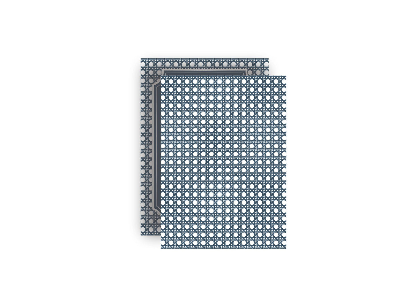 Lovely Rattan Personalized Christmas Card