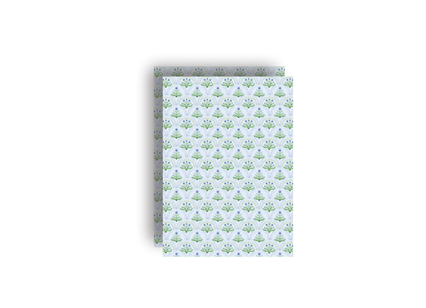 Grandmillennial Floral Personalized Christmas Card