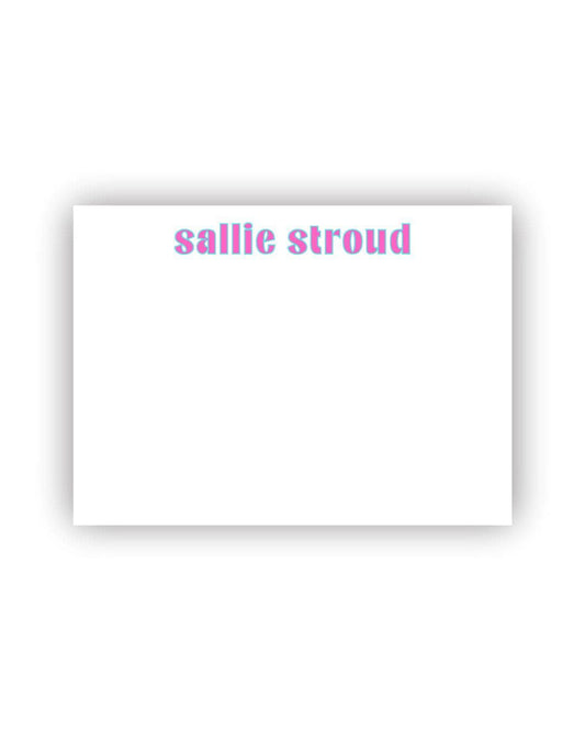 Fun and Bold Personalized notecards