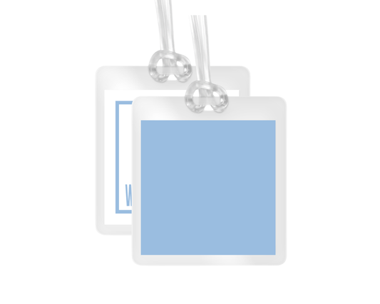 Baseball personalized bag tags