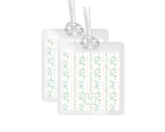 Floral Personalized Bag Tag