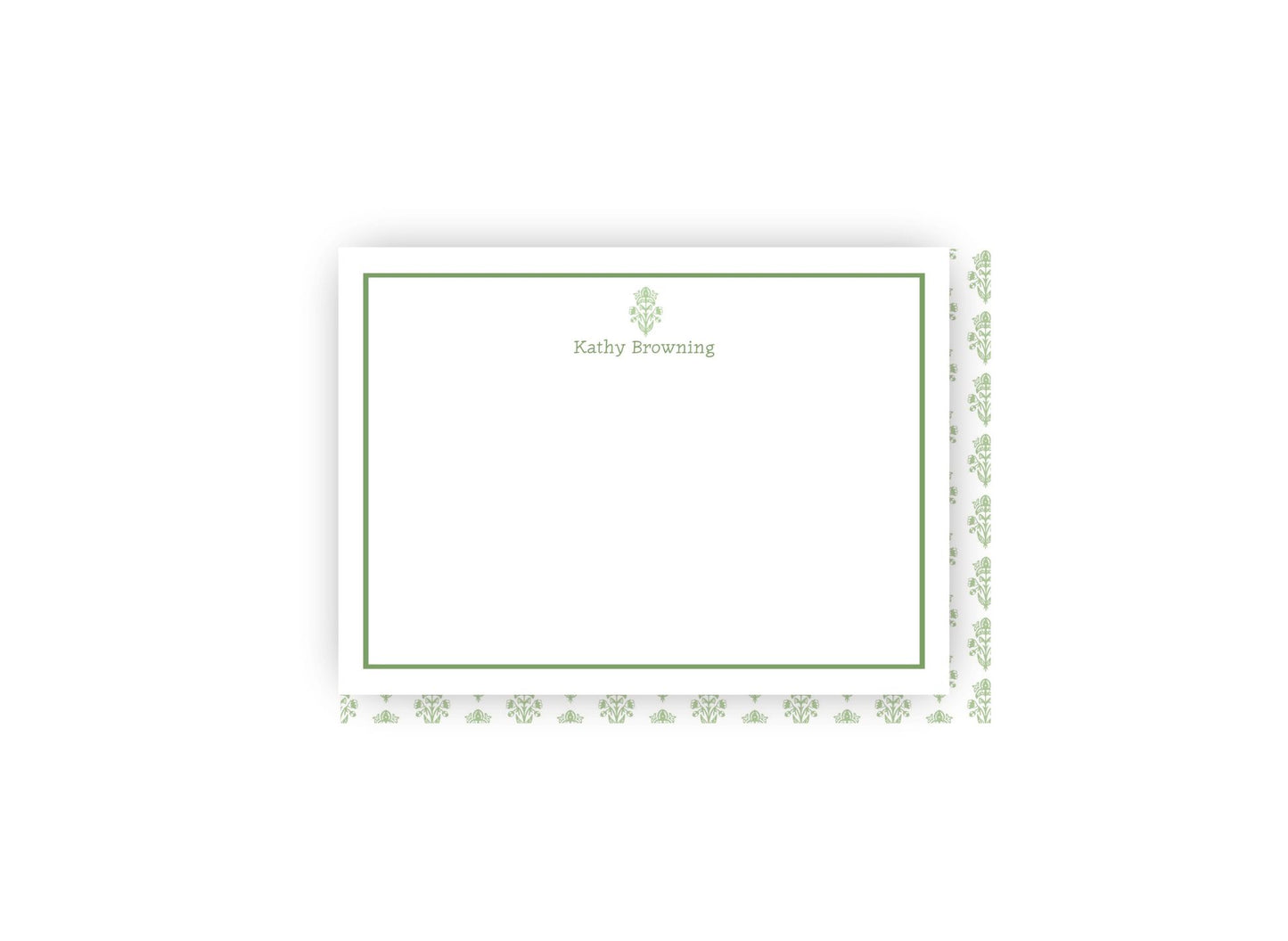 Lovely Block Print stationery set