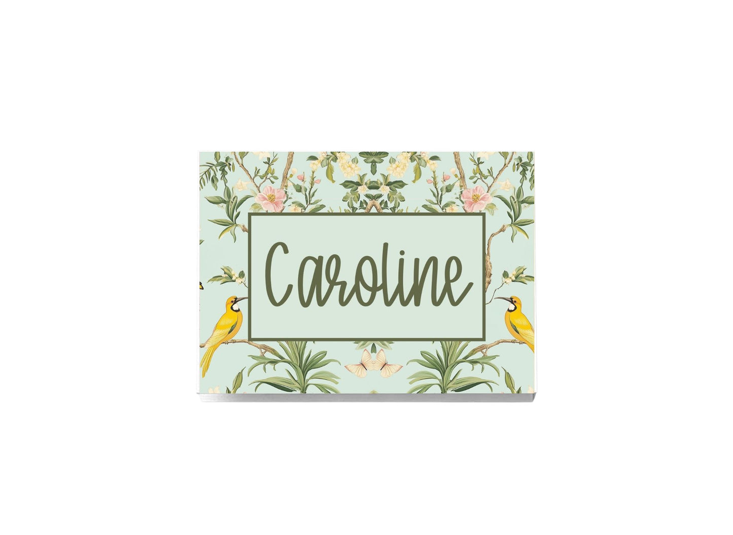 Chinoiserie Folded Personalized Notecards