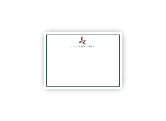 Handsome Mallard Duck Personalized Notecards