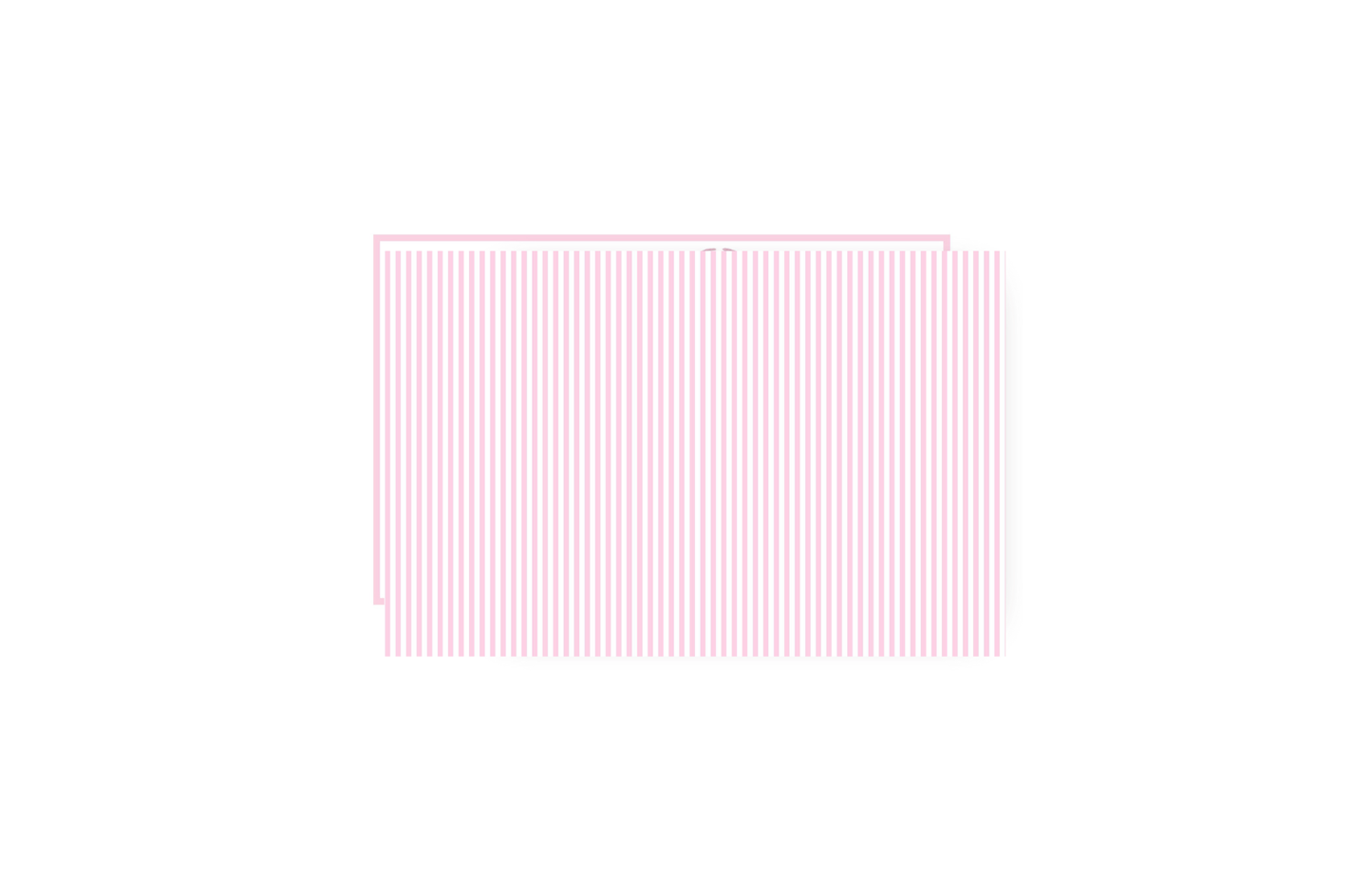 Sweet Pink Heart placemat
