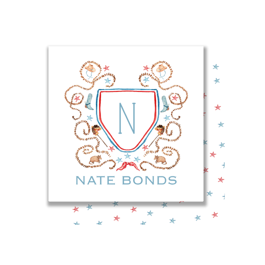 Buckaroo Crest personalized gift tags