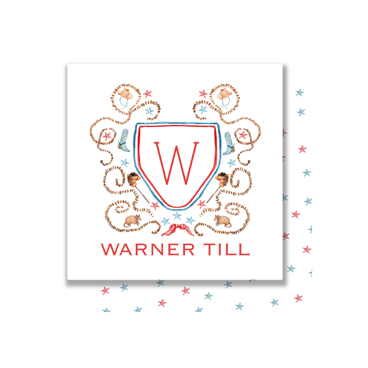 Buckaroo Crest personalized gift tags