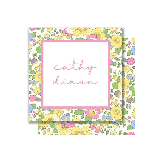 Liberty inspired floral personalized gift tags